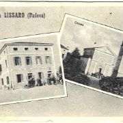 Cartolina ca' Trevisan e chiesa